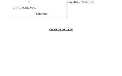 Chicago Police Department Consent Decree