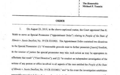 Report on Kim Foxx’s office’s handling of Jussie Smollett case.