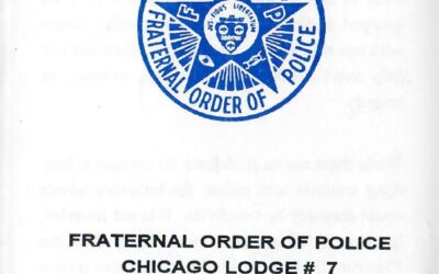 Old Fraternal Order of Police Chicago Lodge #7 handout.